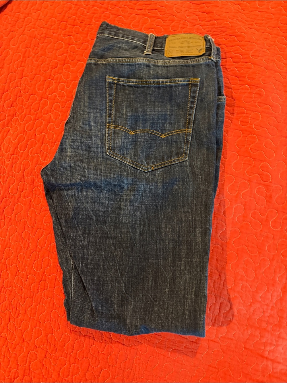 American Eagle Outfitters Men's Indigo Straight Jeans